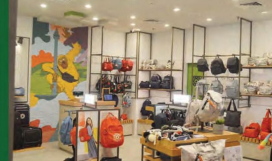 Kipling store interior